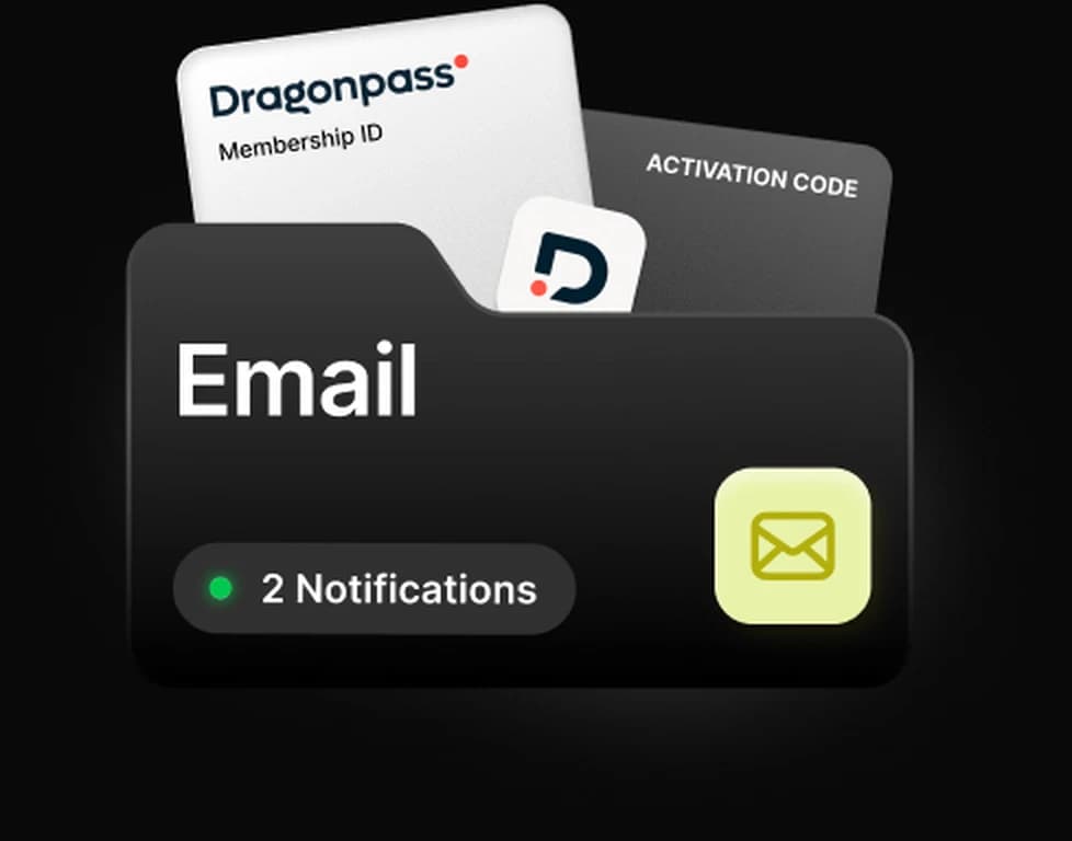 Email with membership ID and activation code